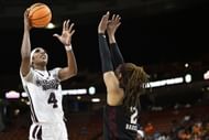 Jessika Carter averaged 14.9 points and 9.9 rebounds for Mississippi State.